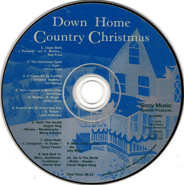 Various : Down Home Country Christmas (CD, Album, Comp, RE)