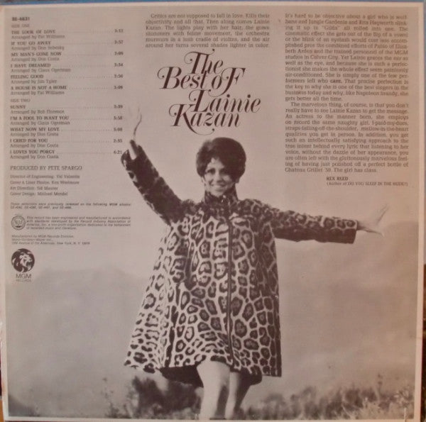 Lainie Kazan : The Best Of Lainie Kazan (LP, Comp)