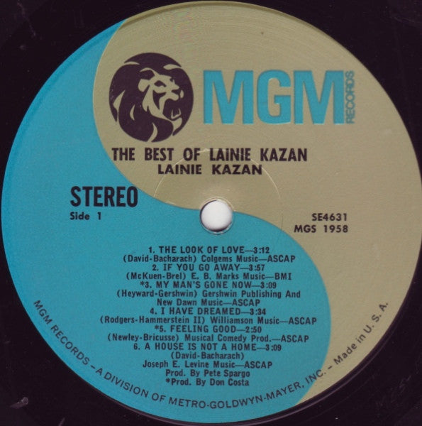 Lainie Kazan : The Best Of Lainie Kazan (LP, Comp)