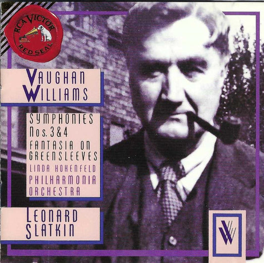 Ralph Vaughan Williams – Linda Hohenfeld, Philharmonia Orchestra, Leonard Slatkin : Symphonies Nos. 3 & 4 • Fantasia On Greensleeves (CD, Club)