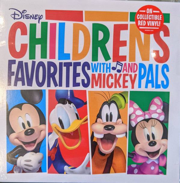 Various : Children's Favorites With Mickey And Pals (LP, Red)
