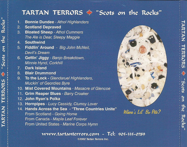 Tartan Terrors : "Scots On The Rocks" (CD, Album)