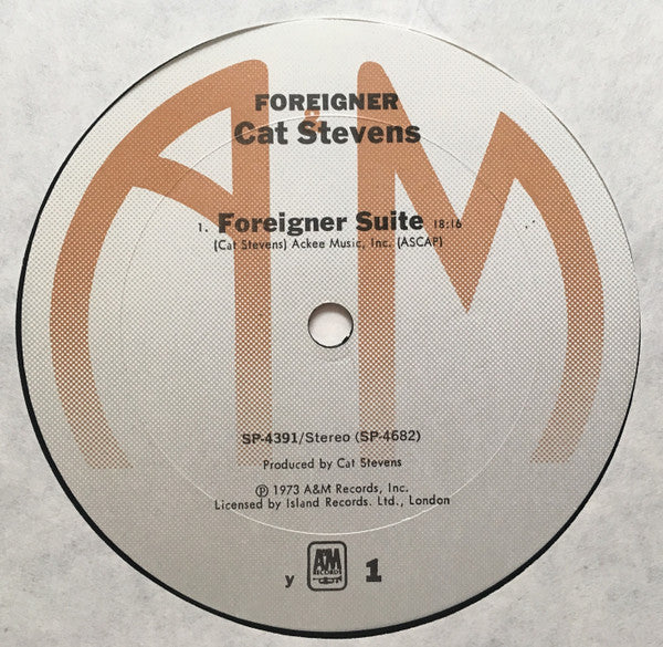 Cat Stevens : Foreigner (LP, Album, Ter)