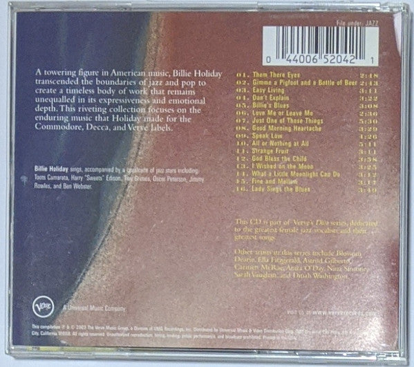 Billie Holiday : Billie Holiday (CD, Comp, RM)