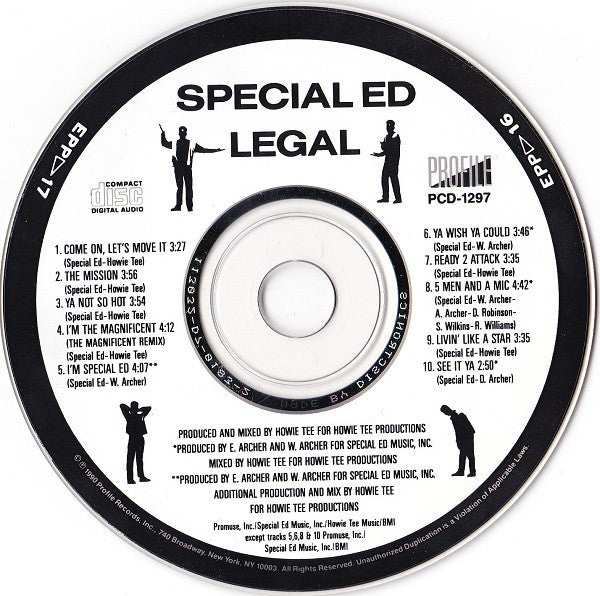 Special Ed : Legal (CD, Album)