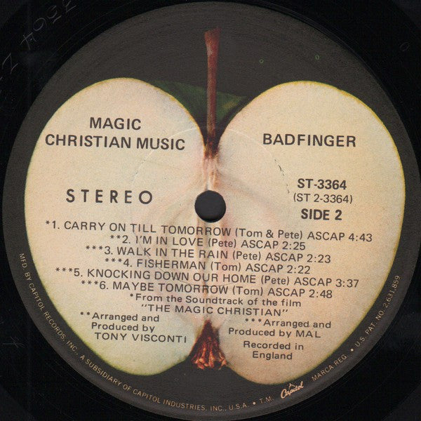 Badfinger : Magic Christian Music (LP, Album, Jac)