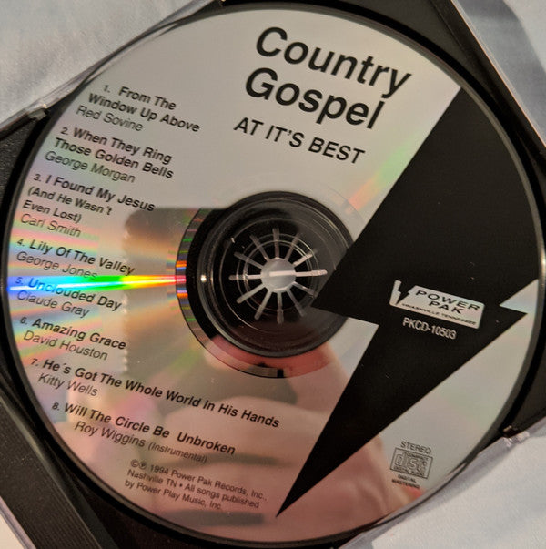 Various : Country Gospel At It's Best Volume 1 (CD, Album, Comp)