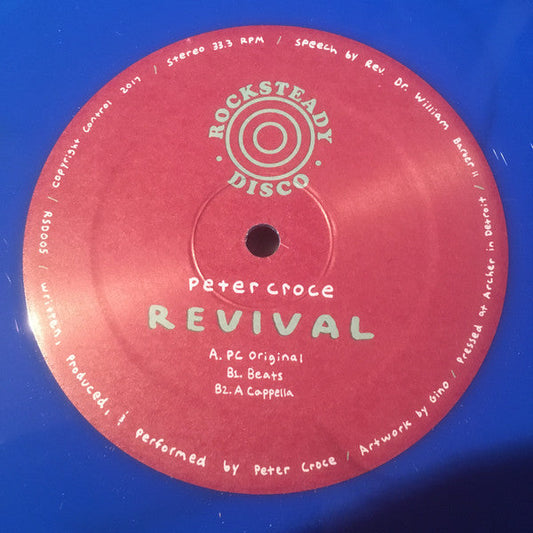 Peter Croce : Revival (12", RE, Blu)