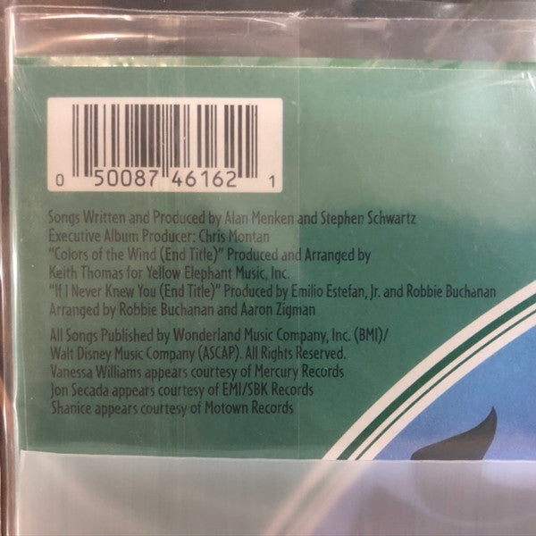 Various : Songs From Pocahontas (Soundtrack) (LP, Album, Comp, Pic)