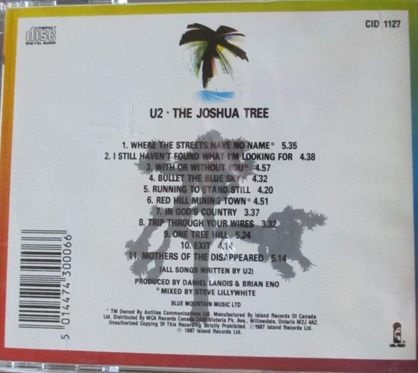 U2 : The Joshua Tree (CD, Album)