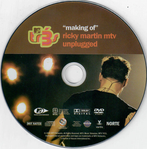 Ricky Martin : "Making Of" Ricky Martin MTV Unplugged (DVD-V, Copy Prot., Ltd, NTSC)