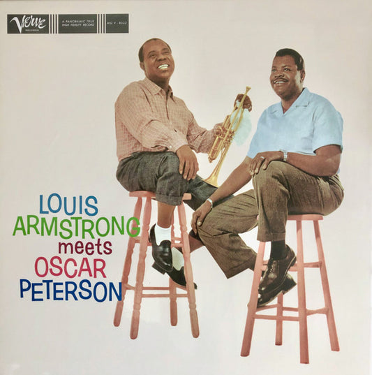 Louis Armstrong, Oscar Peterson : Louis Armstrong Meets Oscar Peterson (LP, Album, RE, RM, 180)