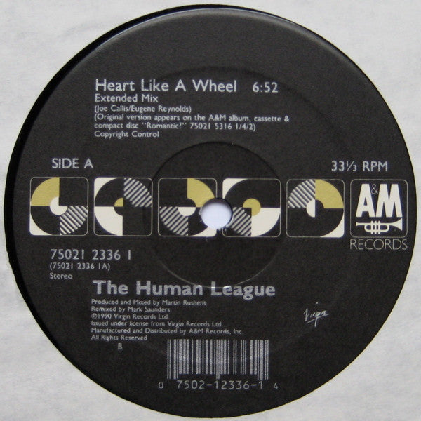 The Human League : Heart Like A Wheel (12", Single)