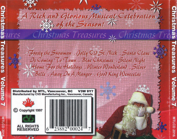 Unknown Artist : Christmas Treasures Volume 7 (CD)