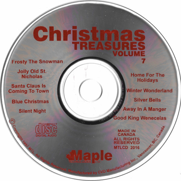 Unknown Artist : Christmas Treasures Volume 7 (CD)