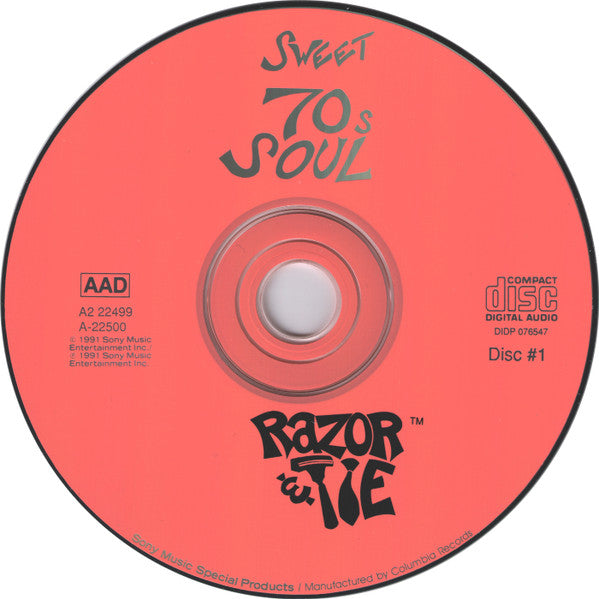 Various : Sweet '70s Soul (2xCD, Comp)