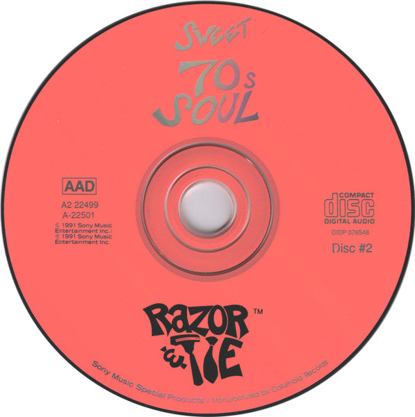 Various : Sweet '70s Soul (2xCD, Comp)