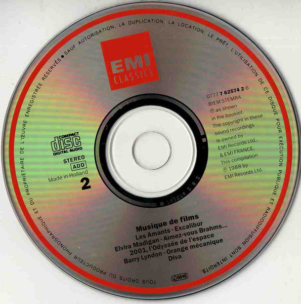 Various : Musiques De Films (2xCD, Comp)