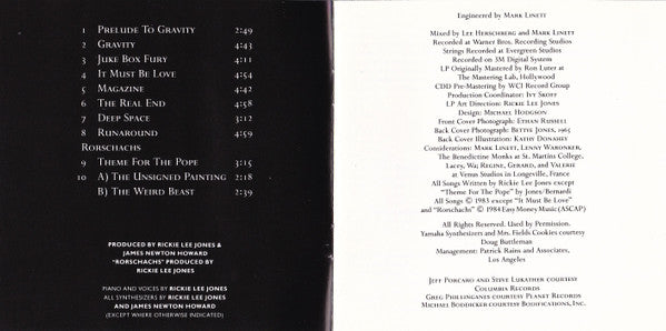 Rickie Lee Jones : The Magazine (CD, Album, RE, RP, Cin)