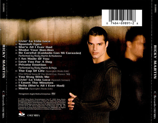 Ricky Martin : Ricky Martin (CD, Album)