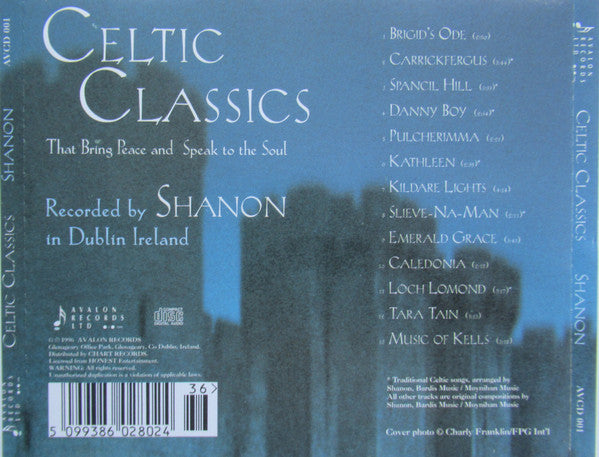 Shanon (8) : Celtic Classics (An Enchanted Journey) (CD)