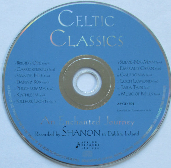 Shanon (8) : Celtic Classics (An Enchanted Journey) (CD)