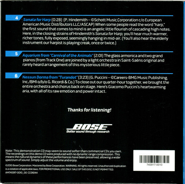 Various : Wave SoundTouch Music System (CD, Comp, Promo)