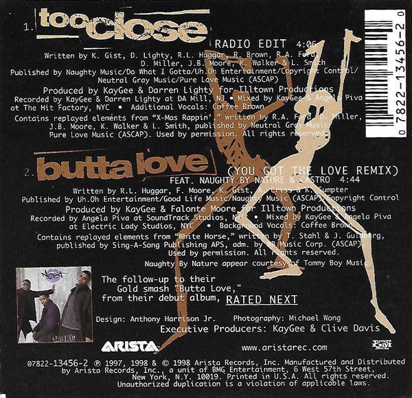 Next (2) : Too Close (CD, Single)