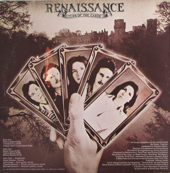 Renaissance (4) : Turn Of The Cards (LP, Album, PRC)