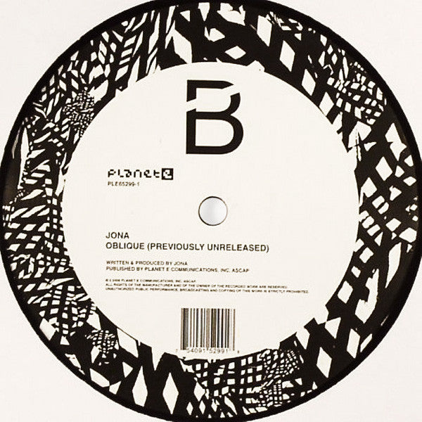 Martin Buttrich / Jona : Stoned Autopilot (C2 Version) / Oblique (Previously Unreleased) (12")