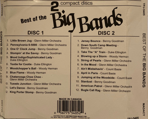Various : Best of the Big Bands (2xCD, Comp, Box)
