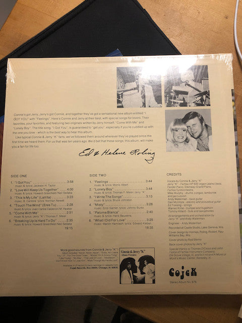 Connie & Jerry "K" : "I Got You" With "Feelings" (LP, Album)