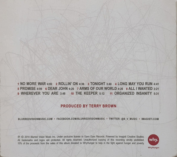 Blurred Vision (3) : Organized Insanity (CD, Album)