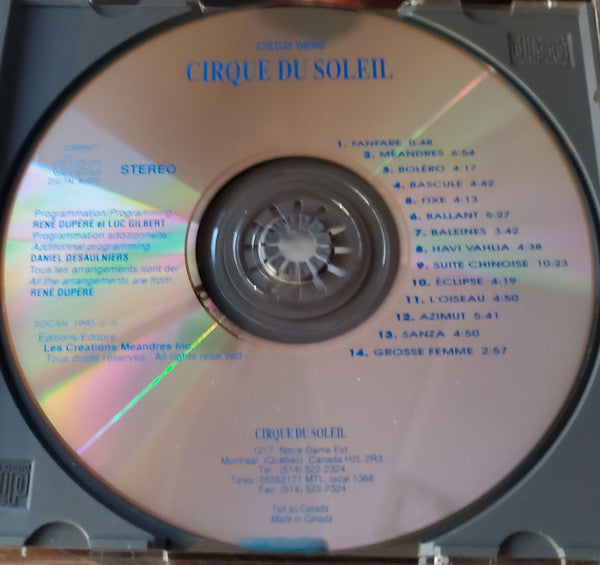 Cirque Du Soleil : Nouvelle Expérience (CD, Album)