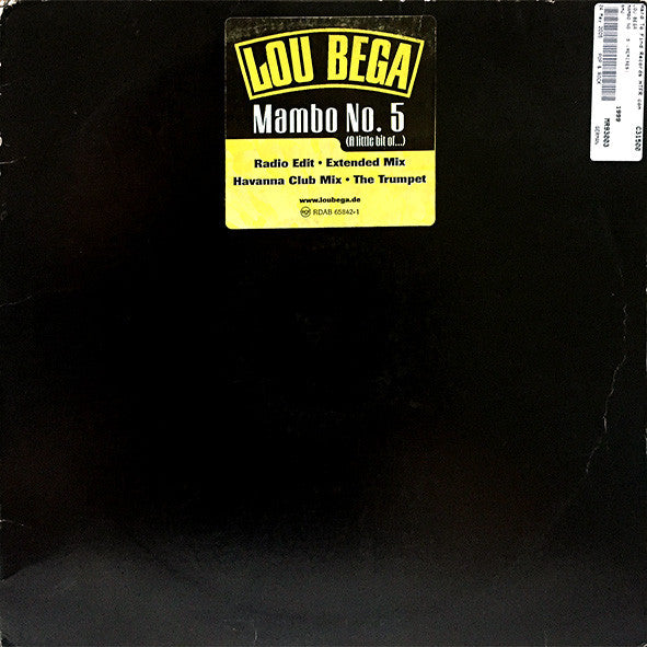 Lou Bega : Mambo No. 5 (A Little Bit Of...) (12", Bla)
