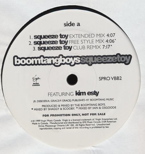 The Boomtang Boys : Squeeze Toy (12", Promo)
