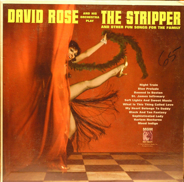 David Rose And His Orchestra* : The Stripper And Other Fun Songs For The Family (LP, Album, Mono, Club)