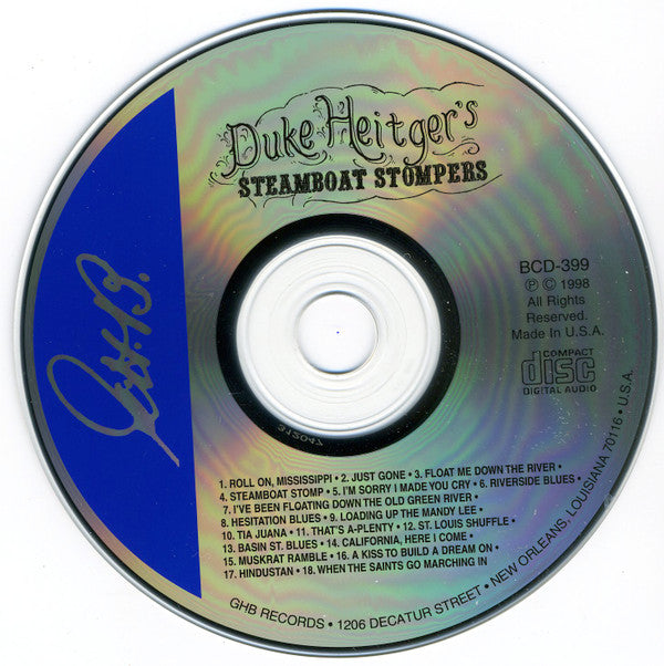 Duke Heitger's Steamboat Stompers : Duke Heitger's Steamboat Stompers (CD, Album)