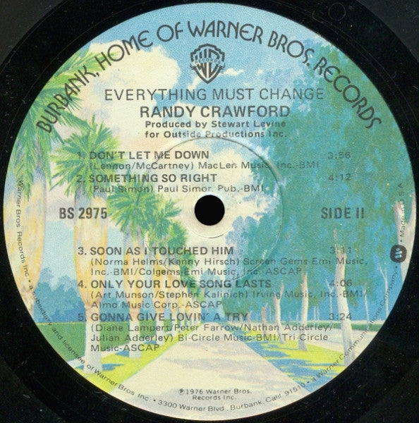 Randy Crawford : Everything Must Change (LP, Album)