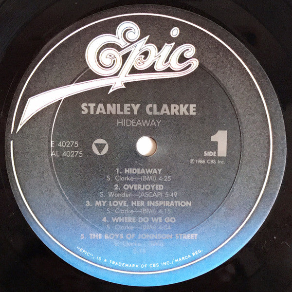 Stanley Clarke : Hideaway (LP, Album, Pit)