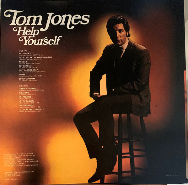 Tom Jones : Help Yourself (LP, Album)