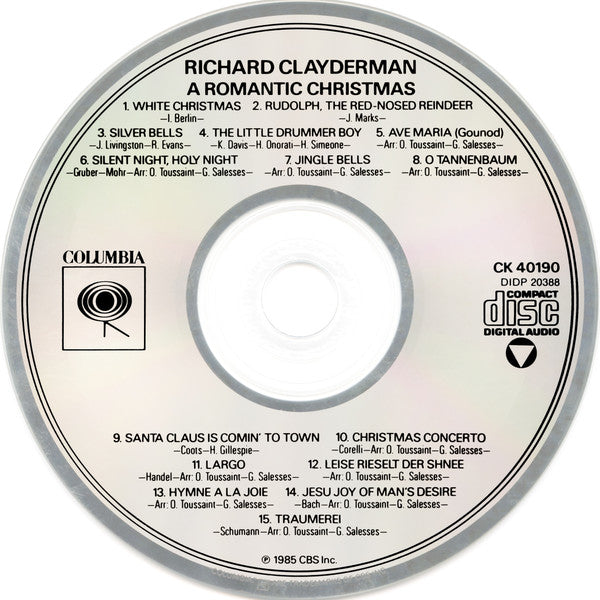 Richard Clayderman : A Romantic Christmas (CD, Album)