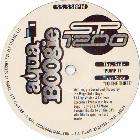 S.P. 1200 : Pump It / To The Three (12")