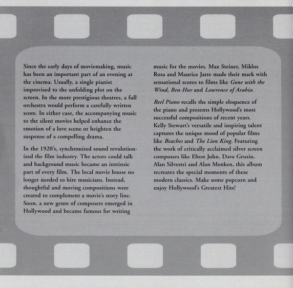 Kelly Stewart (4) : Reel Piano (CD)