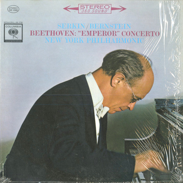 Ludwig van Beethoven / Rudolf Serkin, Leonard Bernstein, New York Philharmonic : "Emperor" Concerto (LP)