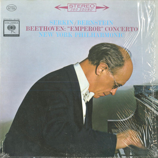 Ludwig van Beethoven / Rudolf Serkin, Leonard Bernstein, New York Philharmonic : "Emperor" Concerto (LP)