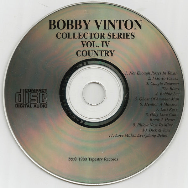 Bobby Vinton : Collector Series Vol. IV Country Album (CD, Comp, RE)