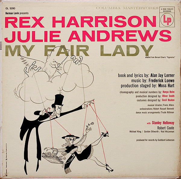 Rex Harrison, Julie Andrews : My Fair Lady (LP, Album, Mono)