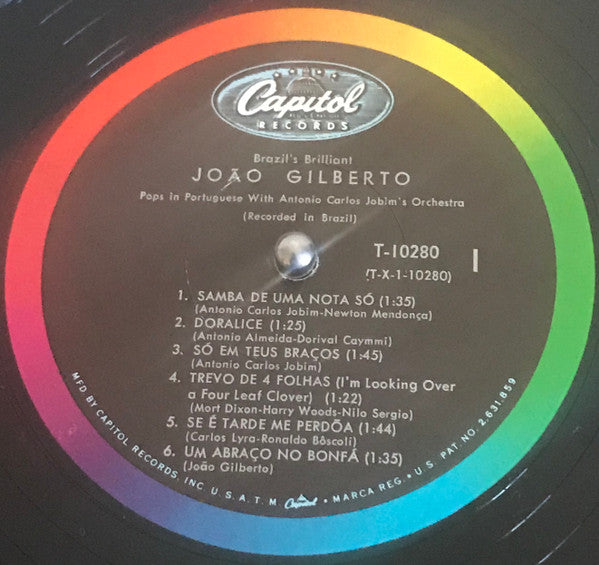 João Gilberto : Brazil’s Brilliant  (LP, Album, Mono, Scr)