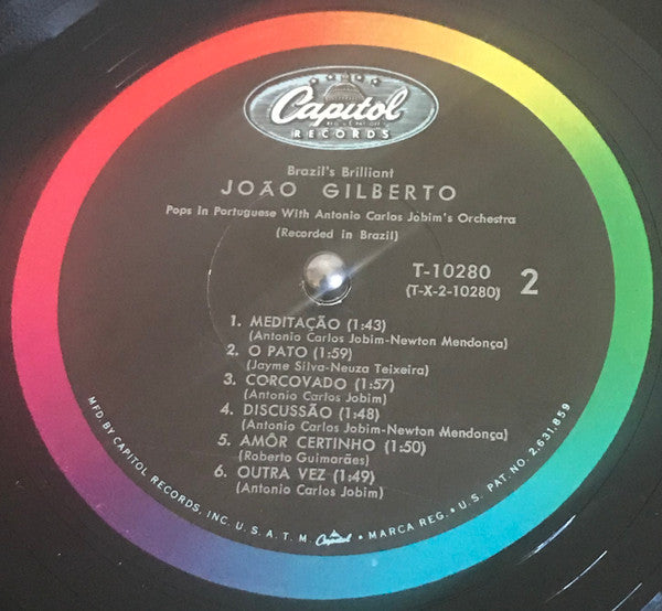 João Gilberto : Brazil’s Brilliant  (LP, Album, Mono, Scr)